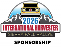 COMING SOON!!! - Online Sponsorship for the 2026 IH Sierra Fall Rallye
